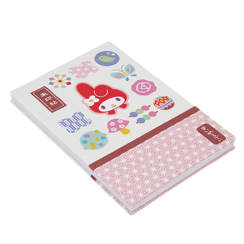 《ネコポス送料無料》 【大判】マイメロディ御朱印帳(和こもの)