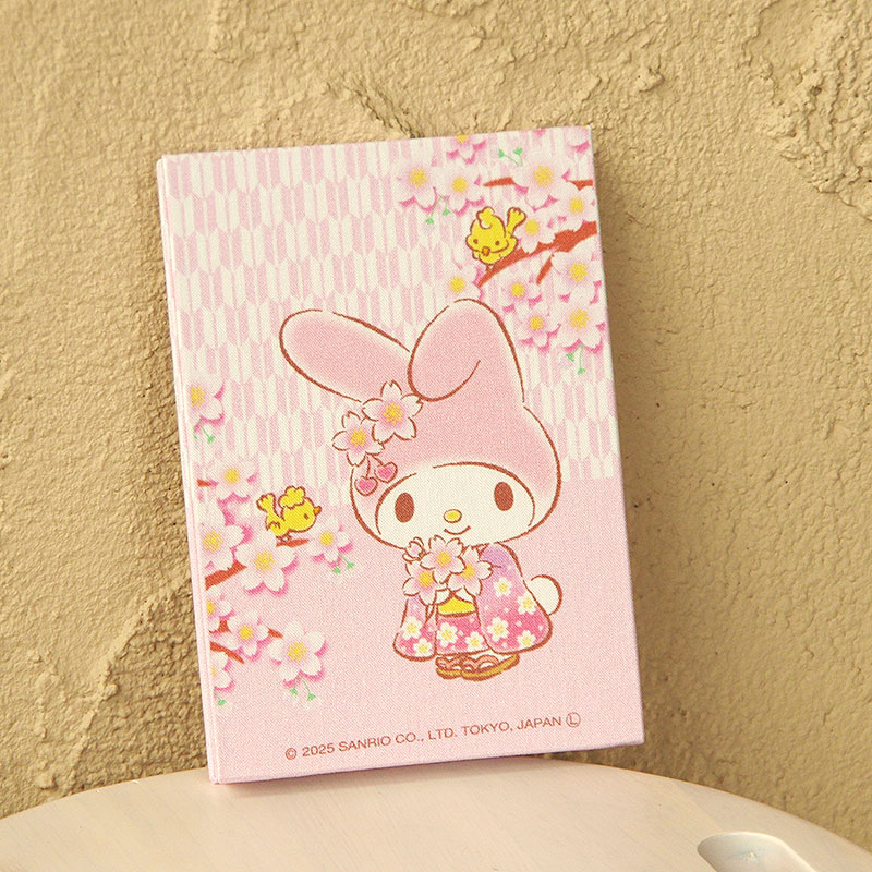 《ネコポス送料無料》 マイメロディ御朱印帳(矢絣桜)