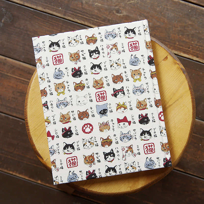 《ネコポス送料無料》 御朱印ホルダー/猫図鑑(キナリ/グレー/からし)