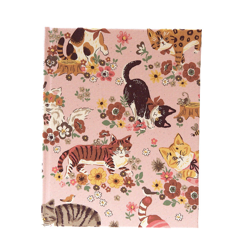 《ネコポス送料無料》 【書き置き御朱印専用】御朱印ホルダー/キャットフラワーガーデン(ブルー/ピンク)