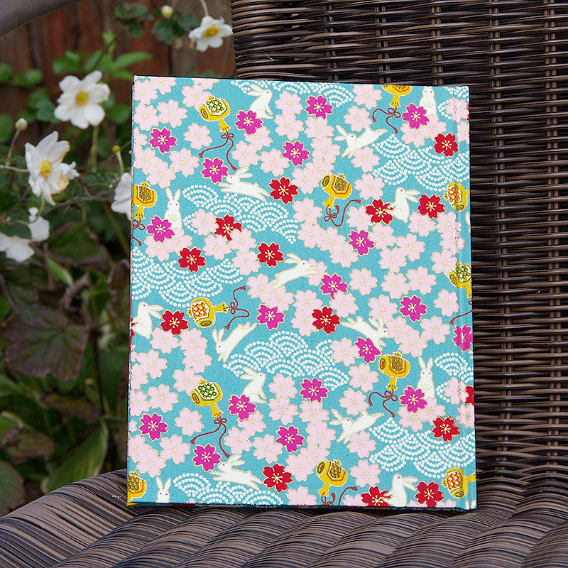 《ネコポス送料無料》 【書き置き御朱印専用】御朱印ホルダー/出雲うさぎ(キナリ/ピンク/水色)