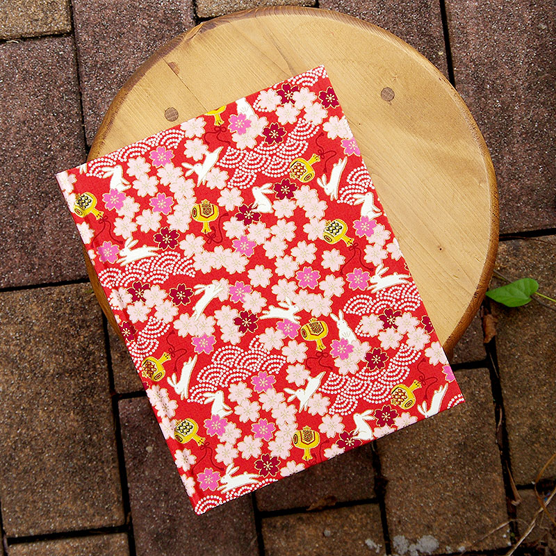 《ネコポス送料無料》 【書き置き御朱印専用】御朱印ホルダー/出雲うさぎ(キナリ/ピンク/水色)