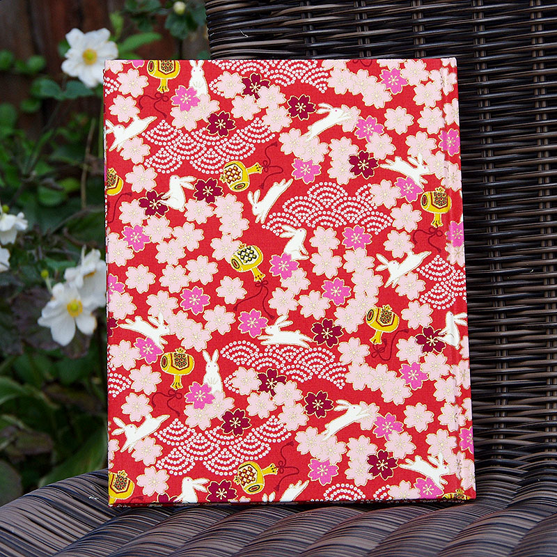 《ネコポス送料無料》 【書き置き御朱印専用】御朱印ホルダー/出雲うさぎ(キナリ/ピンク/水色)