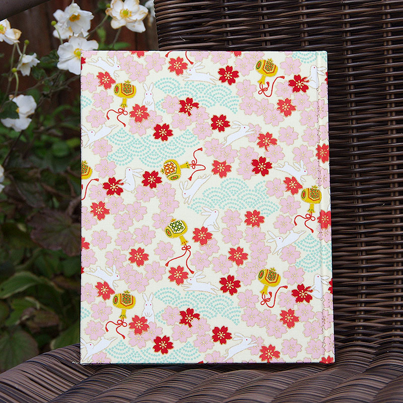 《ネコポス送料無料》 【書き置き御朱印専用】御朱印ホルダー/出雲うさぎ(キナリ/ピンク/水色)