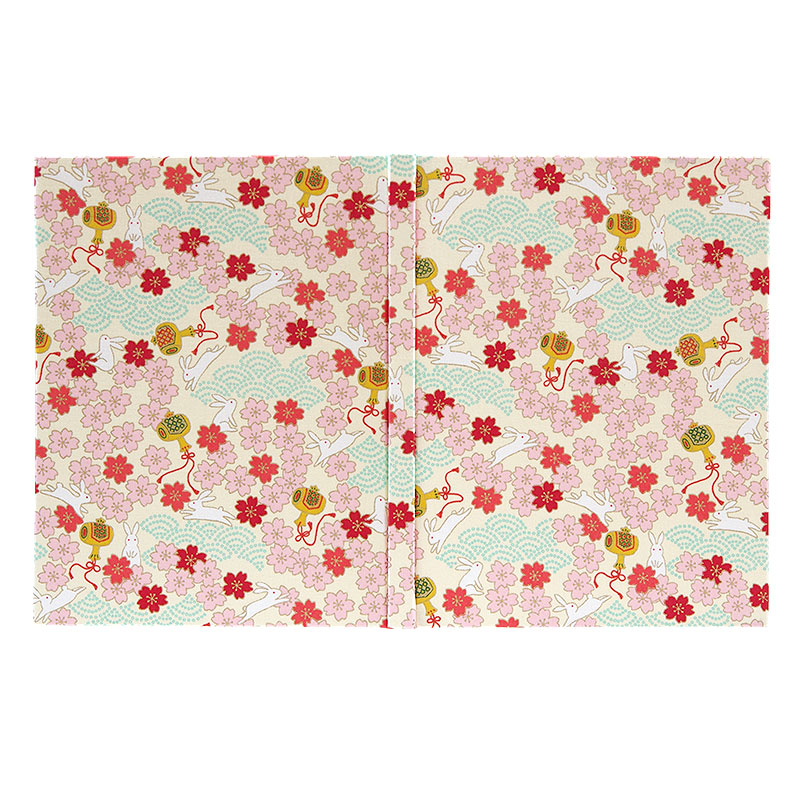 《ネコポス送料無料》 【書き置き御朱印専用】御朱印ホルダー/出雲うさぎ(キナリ/ピンク/水色)