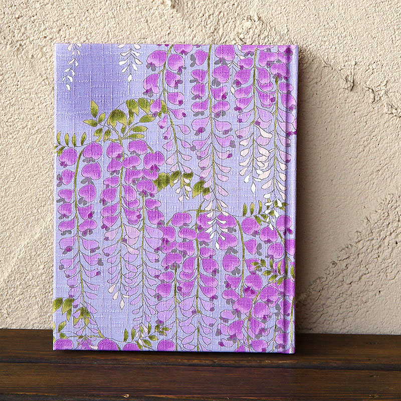 《ネコポス送料無料》 【書き置き御朱印専用】御朱印ホルダー/藤の花(薄紫)