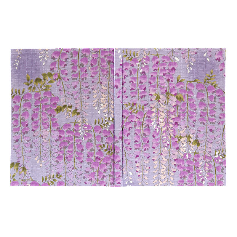 《ネコポス送料無料》 【書き置き御朱印専用】御朱印ホルダー/藤の花(薄紫)