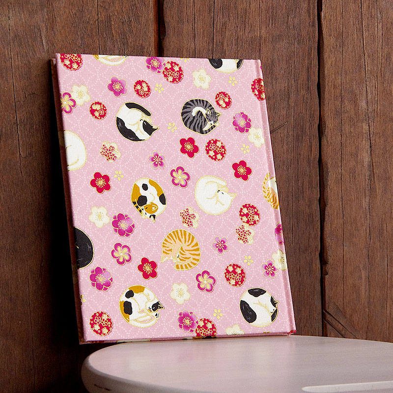 《ネコポス送料無料》 【書き置き御朱印専用】御朱印ホルダー/丸猫