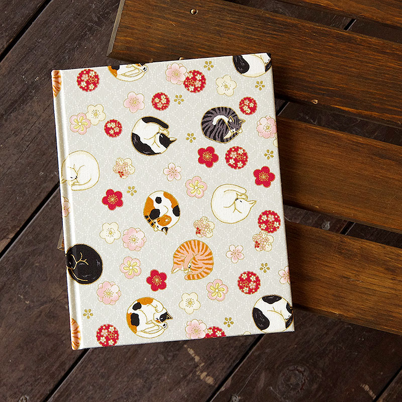 《ネコポス送料無料》 【書き置き御朱印専用】御朱印ホルダー/丸猫