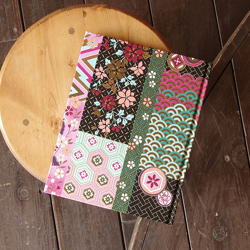 《ネコポス送料無料》 【書き置き御朱印専用】御朱印ホルダー/古典柄【雅】4色