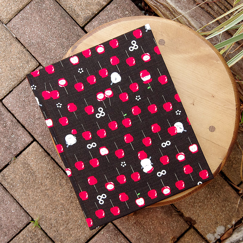 《ネコポス送料無料》 【書き置き御朱印専用】御朱印ホルダー/シマエナガとりんご飴 3色