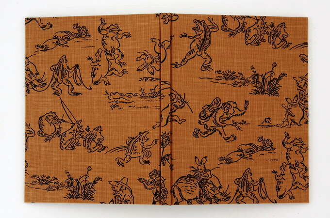 《メール便送料無料》【書置き御朱印専用】御朱印ホルダー/鳥獣戯画(茶)