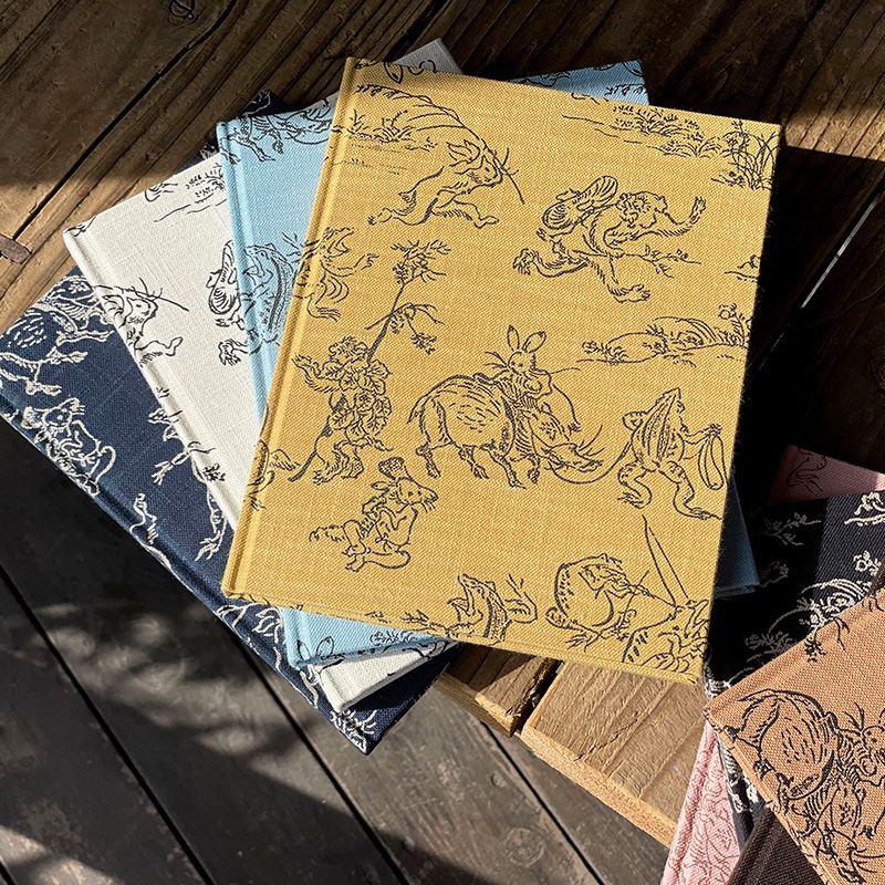 《メール便送料無料》【書置き御朱印専用】御朱印ホルダー/鳥獣戯画(茶)