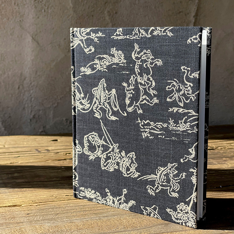 《メール便送料無料》【書置き御朱印専用】御朱印ホルダー/鳥獣戯画(黒)