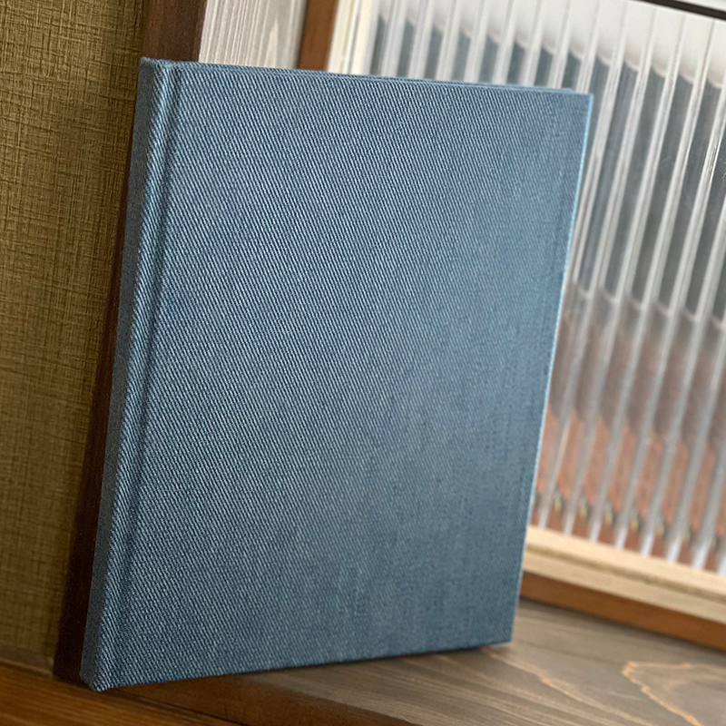 《メール便送料無料》【書き置き御朱印専用】御朱印ホルダー/デニム(ライトブルー)